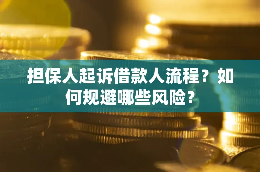 北京担保人起诉借款人流程？如何规避哪些风险？