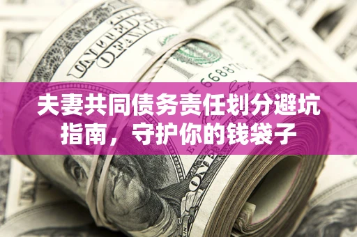 北京夫妻共同债务责任划分避坑指南，守护你的钱袋子