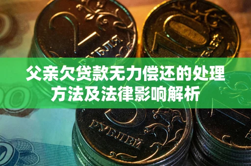 北京父亲欠贷款无力偿还的处理方法及法律影响解析